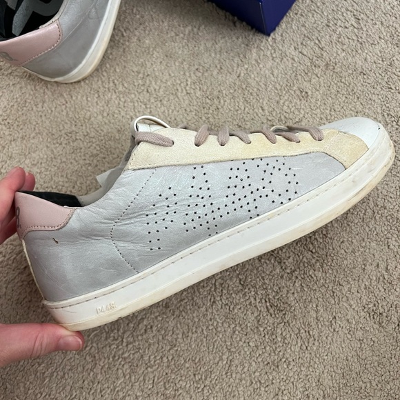 P448 John Sneaker size 7 (37) Pink, Silver & White - read description for more - Picture 7 of 8